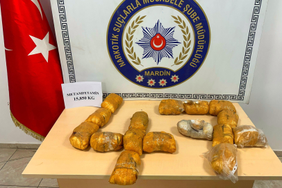 Mardin’de Uyuşturucu Operasyonu: 15 Kilo 850 Gram