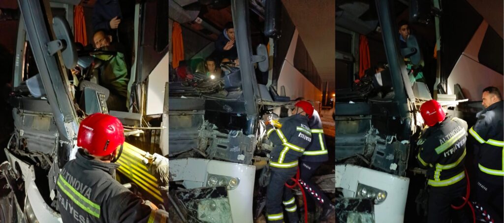 Altınova’da Tersane Servisi Kaza Yaptı: 11 Yaralı