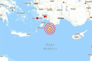 Akdeniz’de deprem