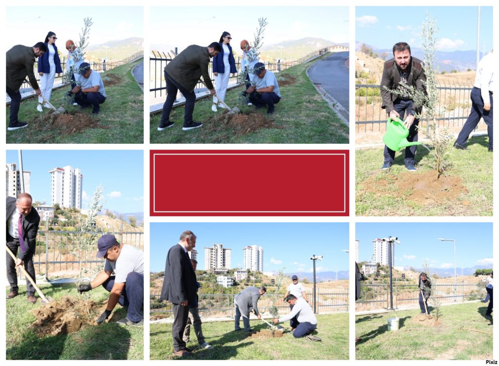 ALKÜ’DE FİDANLAR TOPRAKLA BULUŞTU