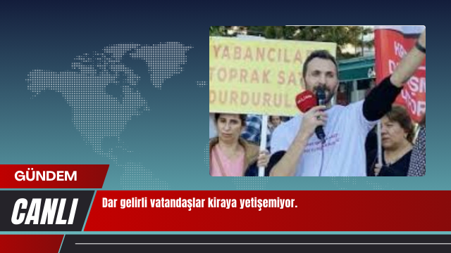 Dar gelirli vatandaşlar kiraya yetişemiyor.