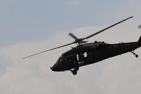 Isparta’da askeri helikopter düştü