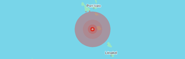 Pasifik Vanuatu’da 7,3 büyüklüğünde deprem, Tsunami Uyarısı Yapıldı