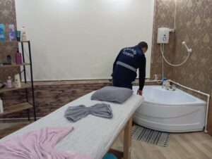 Şanlıurfa’da kaçak masaj salonlarına baskın