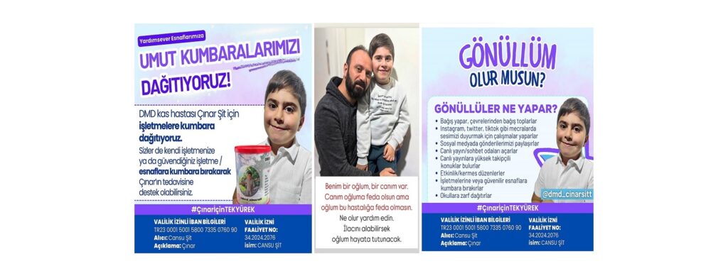 Çınar İçin Tek Yürek: Desteklerinizle Umut Olabilirsiniz