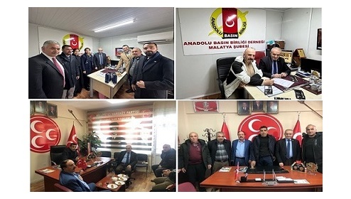 Başkan Dağ’dan, MHP Akçadağ İlçe Başkanlığına Hayırlı Olsun Ziyareti