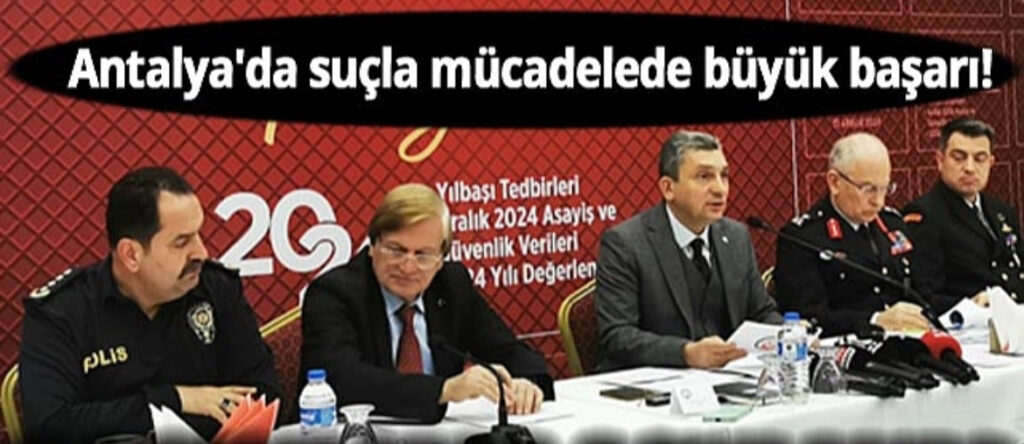 Antalya’da güvenlik ve asayişte önemli başarılar elde edildi – Birlik Haber Ajansı