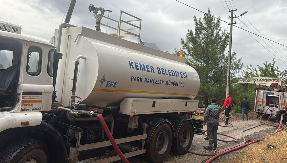 Kemer’de ev yangını – Birlik Haber Ajansı