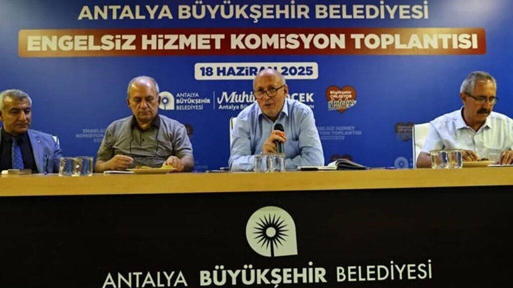 Antalya Büyükşehir Engelsiz Hizmet Komisyonu toplandı – Birlik Haber Ajansı