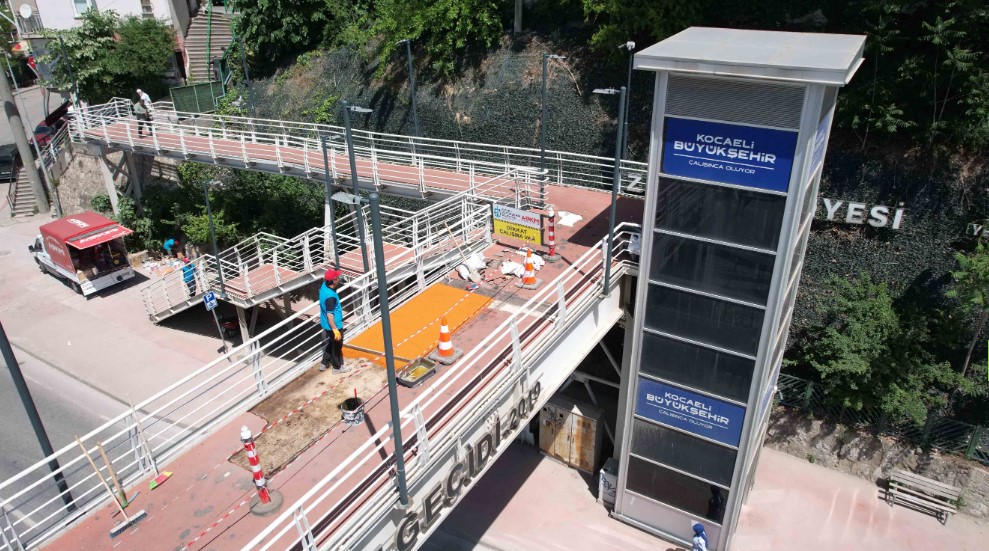 Kocaeli Büyükşehir’den üst geçitlere hassas dokunuş – Birlik Haber Ajansı