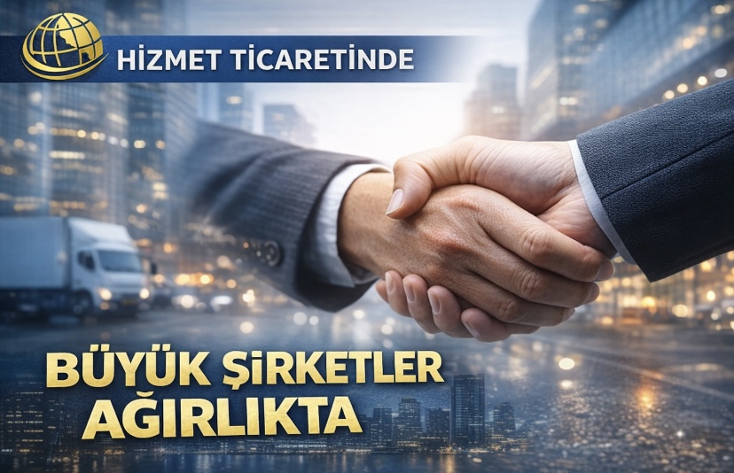 Hizmet ticaretinde büyük şirketler ağırlıkta