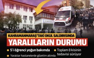 Kahramanmaraş’taki Okul Saldırısında Yaralıların Durumu