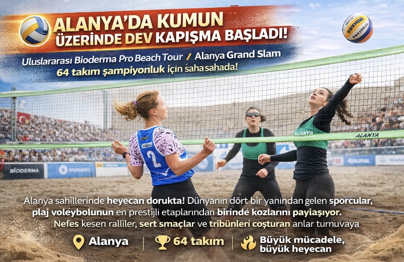 Alanya’da Kumun Üzerinde Dev Kapışma Başladı