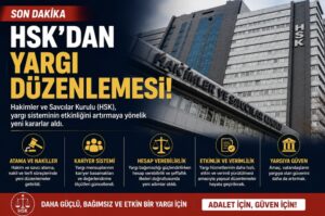 HSK’dan yargı düzenlemesi