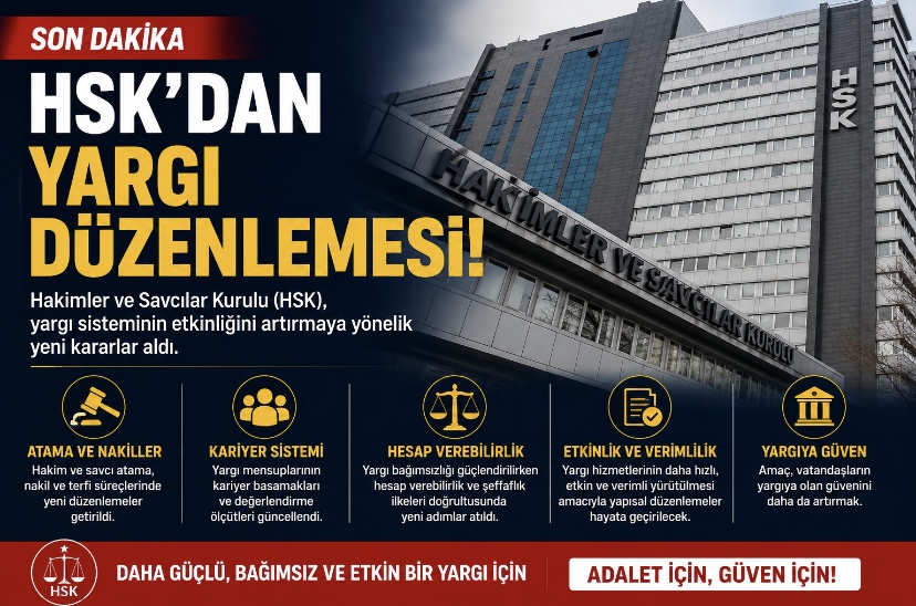 HSK’dan yargı düzenlemesi