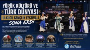 Yörük Kültürü ve Türk Dünyası Ülkücü Gençlik Festivali” Sona Erdi