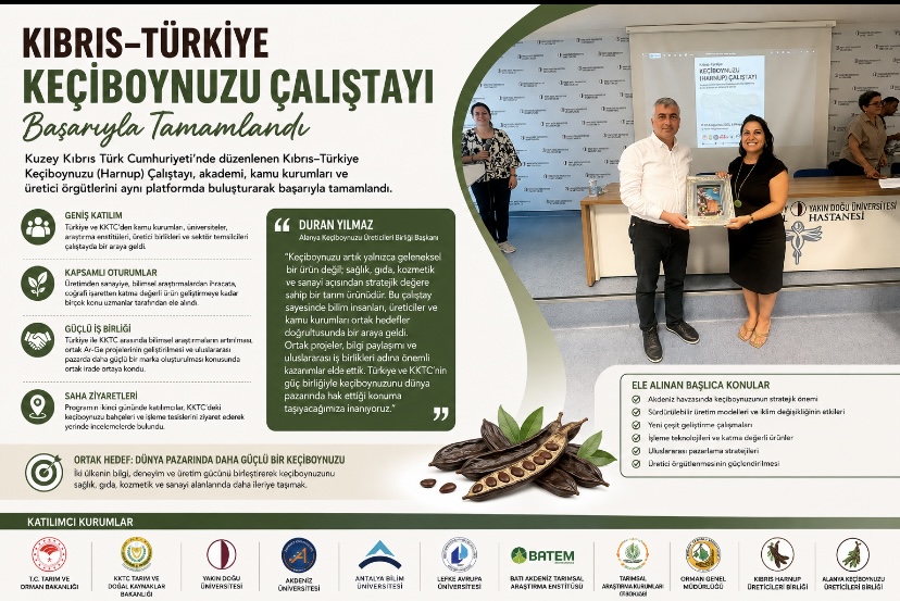 Kıbrıs’ta Keçiboynuzu Çalıştayı Başarıyla Gerçekleştirildi