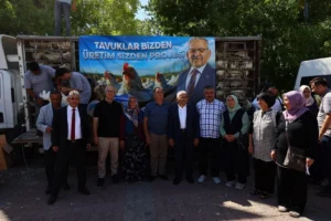 Kayseri Büyükşehir’den ‘tavuk’ desteği