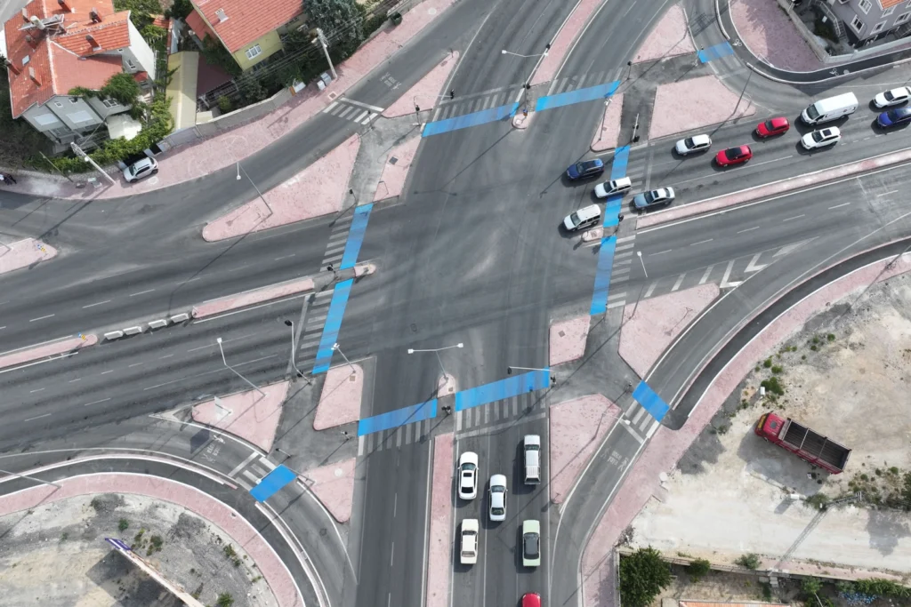 Konya’da bisiklet yollarında bakım ve boyama