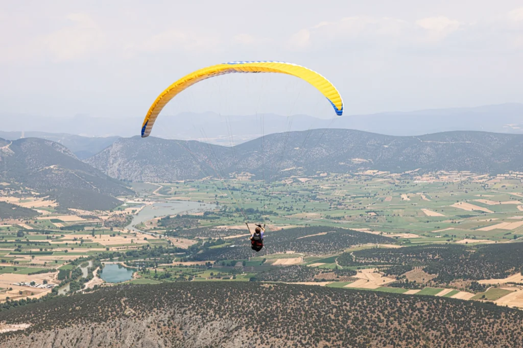 Bilecik’te Yamaç Paraşütü Festivali