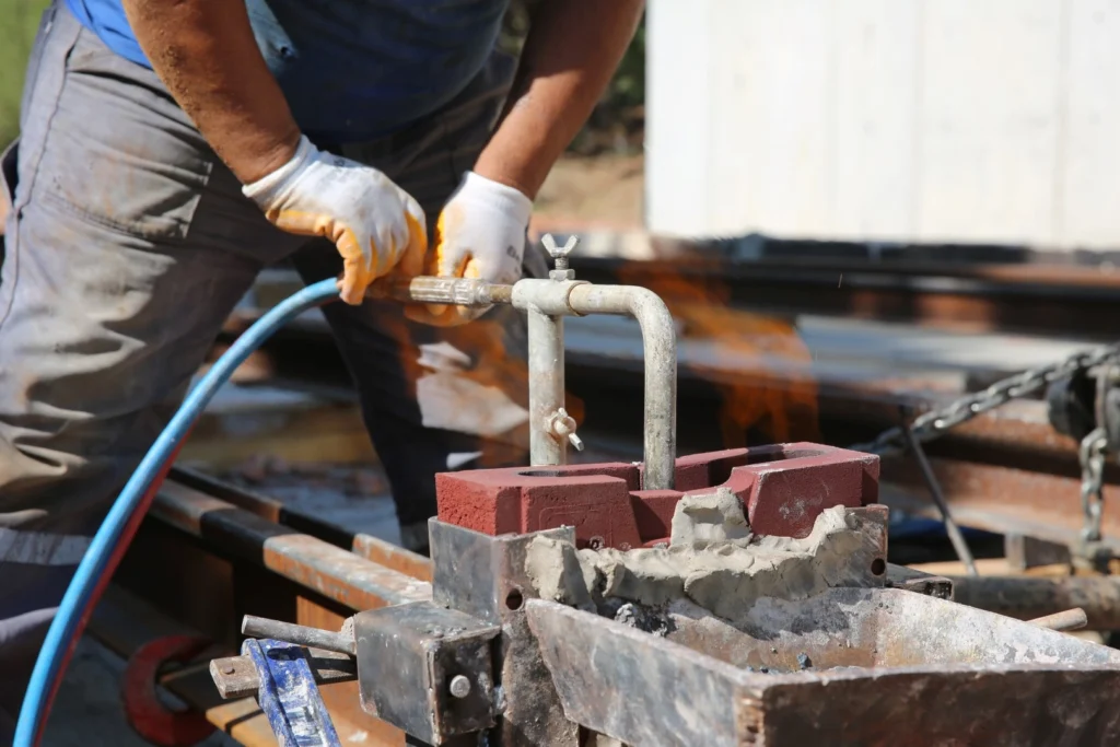 Kocaeli’de Alikahya Tramvay Hattı’nda raylar döşeniyor