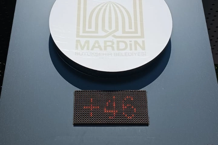 Yeşilli’de sıcaklar 46 dereceyi buldu