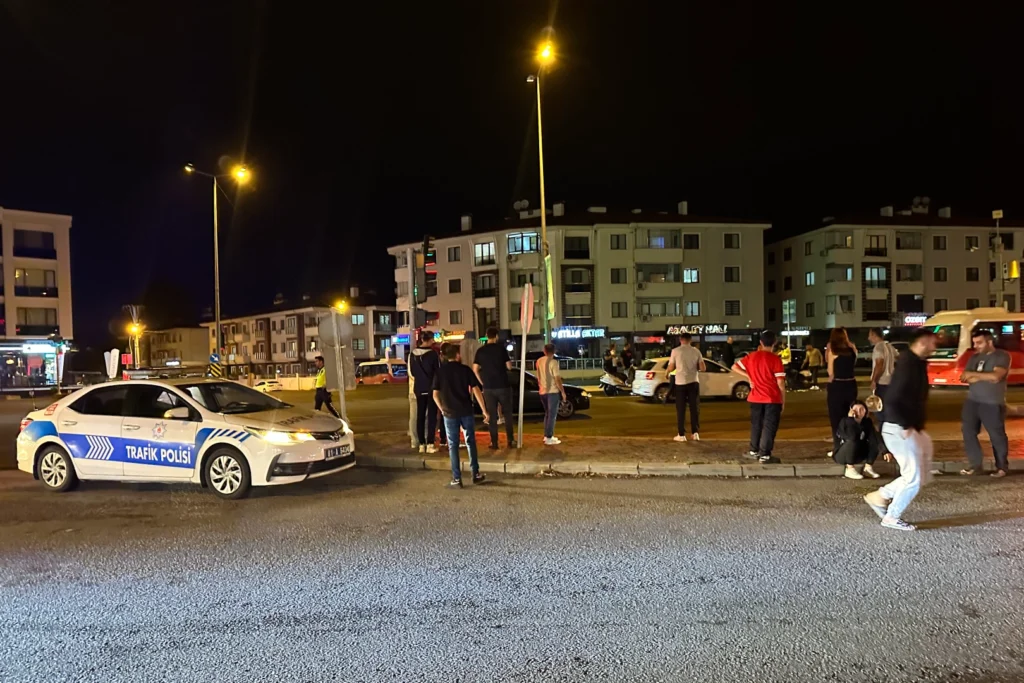 Düzce’de zincirleme kaza 2 yaralı