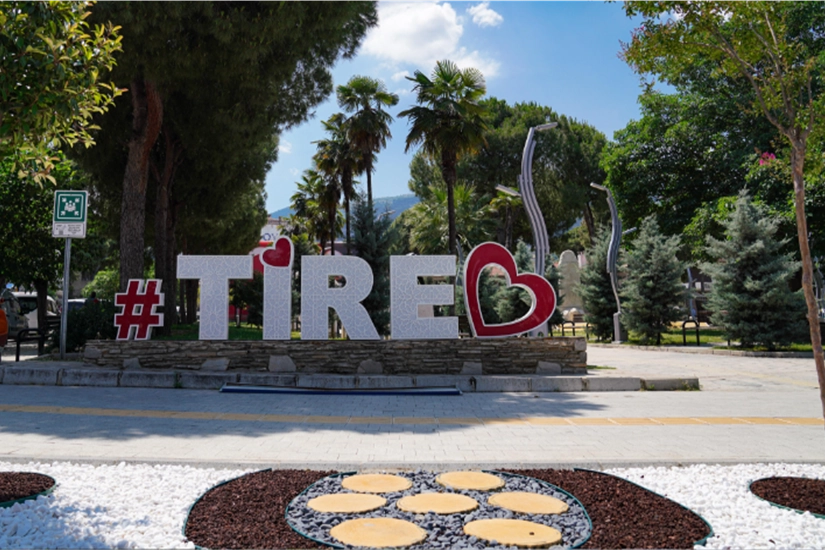 İzmir Tire’de tasarruflu peyzaj!